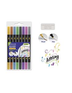 ROTULADOR PINCEL LETTERING 8/COL. 330013