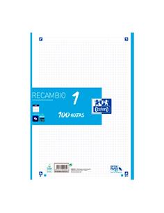 RECAMBIO OXFORD A4 100+20 H 400158058 TURQ.