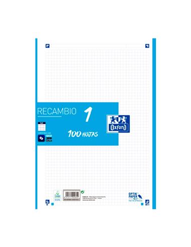 RECAMBIO OXFORD A4 100+20 H 400158058 TURQ.