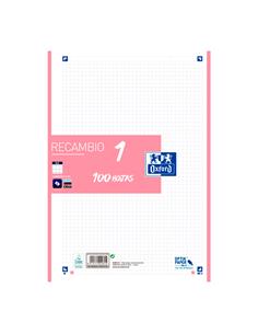RECAMBIO OXFORD A4 100+20 H 400158161 CHICLE