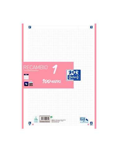 RECAMBIO OXFORD A4 100+20 H 400158161 CHICLE