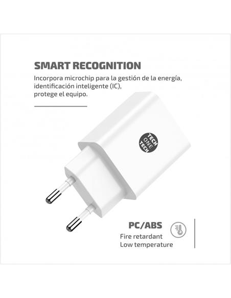 CARGADOR + CABLE TIPO C 2.4A TEC2403