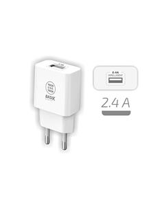 CARGADOR USB 2.4A BASIK TEC2904