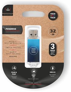 MEMORIA USB 32 GB. NE/AZ TEC4603-32