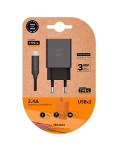 CARGADOR + CABLE TIPO C 2.4A TEC2423