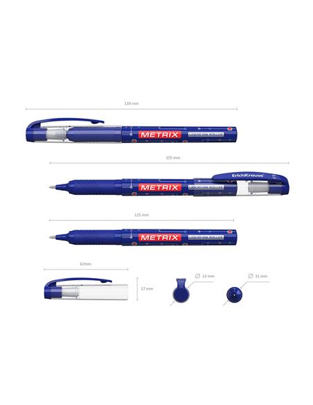 BOLIGRAFO ERK METRIX ROLLER AZUL 45479