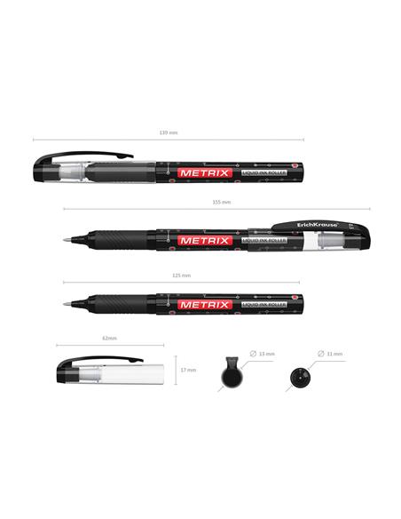 BOLIGRAFO ERK METRIX ROLLER NEGRO 45480