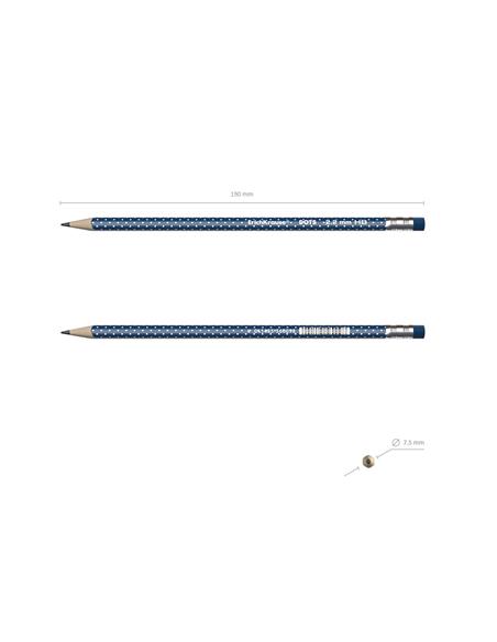 LAPICERO ERK TRIANG. HB DOTS 56009 (B/42)