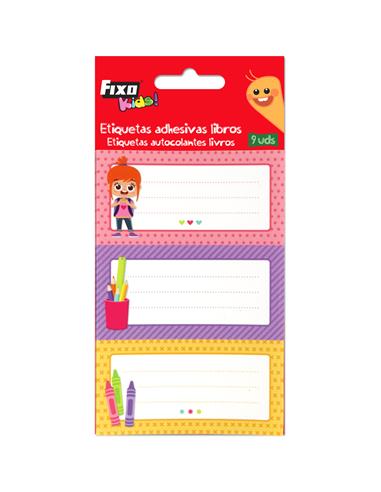 ETIQUETAS ADH. LIBROS 37001201 PACK 9