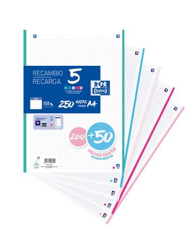 RECAMBIO OXFORD A4 200+50H PA. 400173020