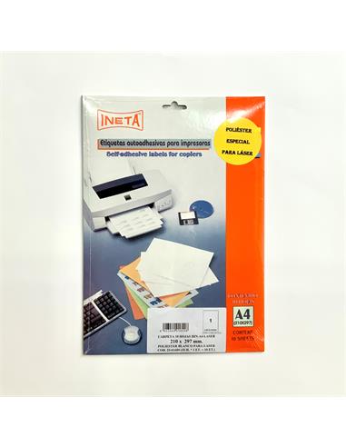 POLIESTER BLANCO 23-01600 INETA SOBRE 10H