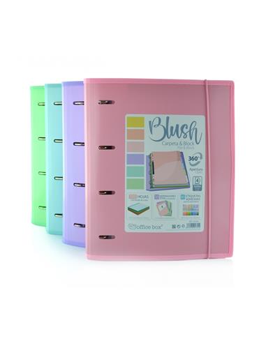 CARPETA & BLOCK PASTEL A4 BLUSH 43205