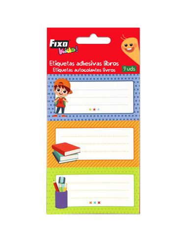 ETIQUETAS ADH. LIBROS 37001200 PACK 9