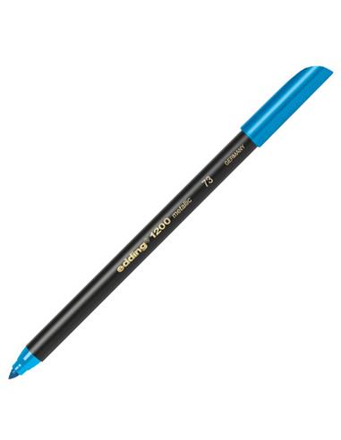 ROTULADOR EDDING 1200 AZUL METALIC 073