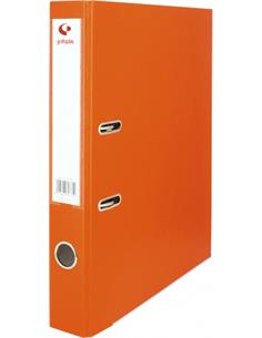 ARCHIVADOR Fº 45 MM. GRAF. NARANJA
