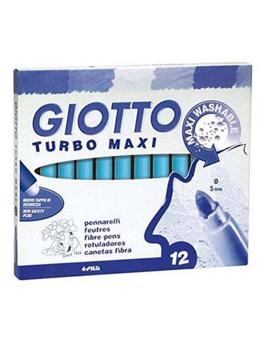 ROTULADOR GIOTTO MAXI AZUL CL. C/12