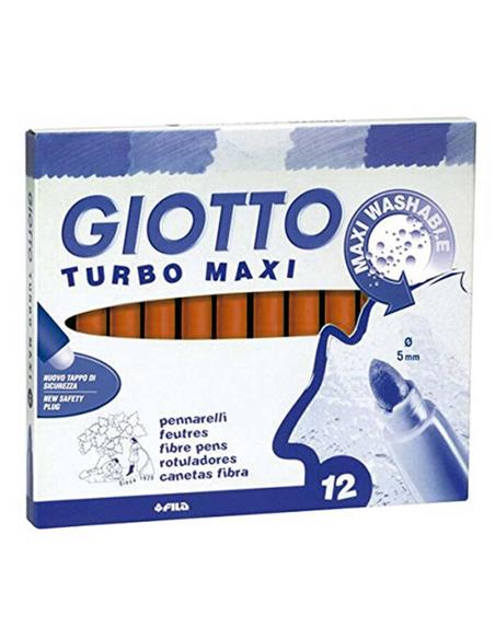 ROTULADOR GIOTTO MAXI MARRON C/12
