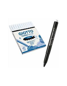 ROTULADOR GIOTTO MAXI NEGRO C/12