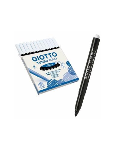 ROTULADOR GIOTTO MAXI NEGRO C/12