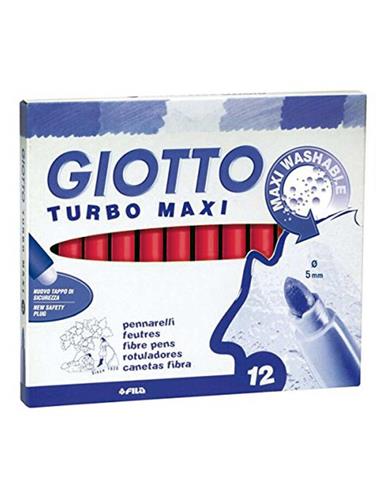 ROTULADOR GIOTTO MAXI ROJO C/12