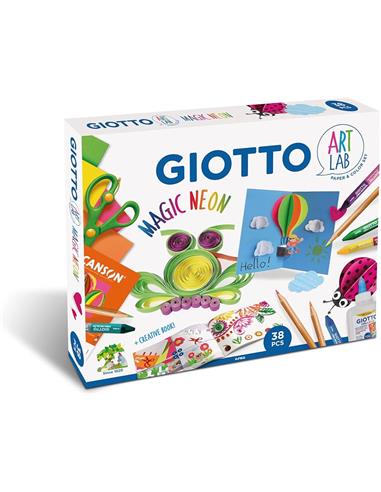 SET GIOTTO ART LAB MAGIC NEON F582200