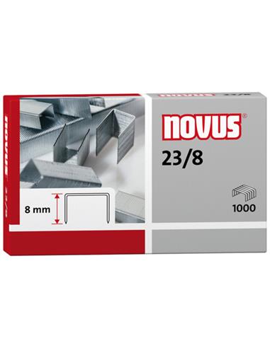 CAJA GRAPAS 23/8 NOVUS 1000U