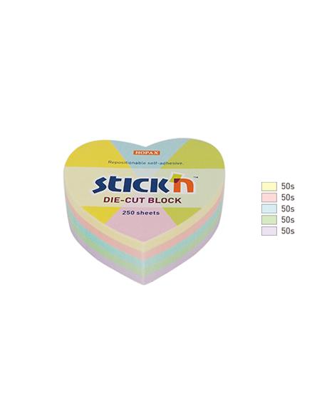 NOTAS ADH. 250H 64x67 CORAZON 21835