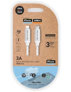 CABLE PD BLANCO USB-C A APPLE TEC2203