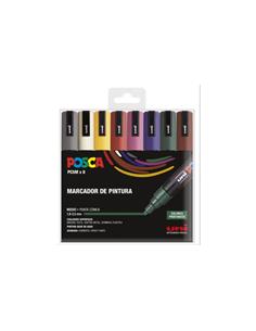 ESTUCHE 8 ROTULADORES POSCA 182634809
