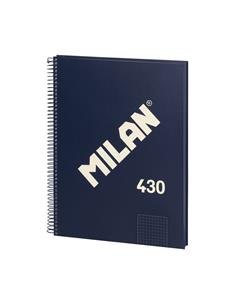 BLOC A4 80H. MILAN AZUL 57143E80B