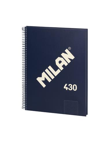 BLOC A4 80H. MILAN AZUL 57143E80B