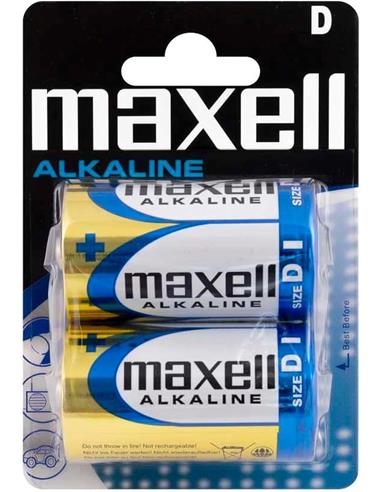 PILA MAXELL LR20 ALKALINE D BL.2