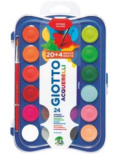 ACUARELAS GIOTTO 20+4 C. 30MM F3524001X