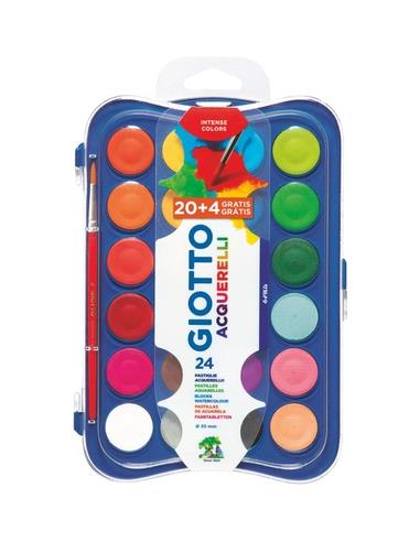 ACUARELAS GIOTTO 20+4 C. 30MM F3524001X