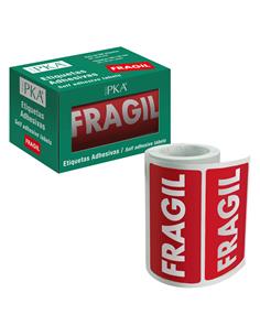 ROLLO 200 ETIQUETAS FRAGIL DOHE 16411