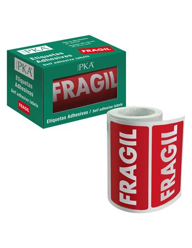 ROLLO 200 ETIQUETAS FRAGIL DOHE 16411