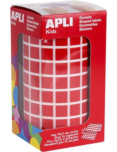 ROLLO GOMETS CUAD. 10x10 ROJO 4873