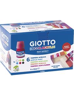 GIOTTO ACRYLIC 25 ML. F538200 ESTUCHE 6C