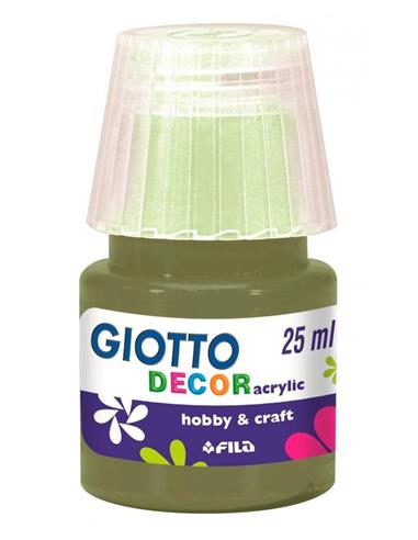 GIOTTO ACRYLIC 25 ML. F538112 VERDE OLIVA