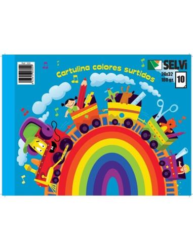 BLOC CARTULINAS 10 COLORES A3