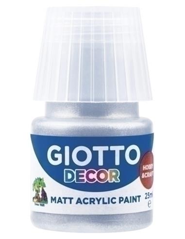 GIOTTO ACRYLIC 25 ML. F538150 PLATA