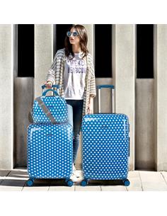 MALETAS 50/60 CM. Y NEC. 702400B-04 AZUL 2