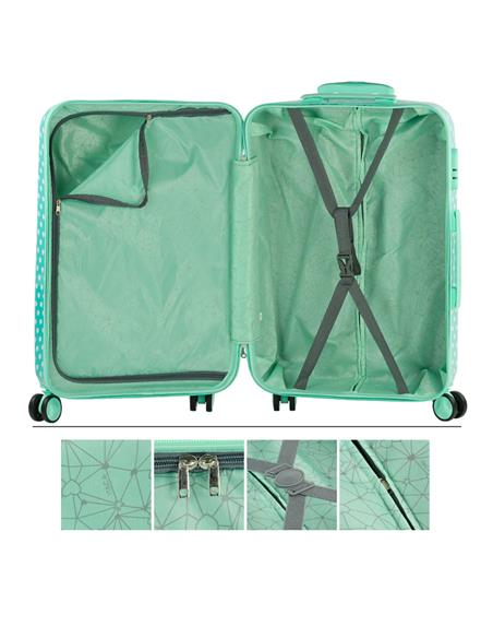 MALETA 60CM 702460-03 STARS TOPOS MENTA