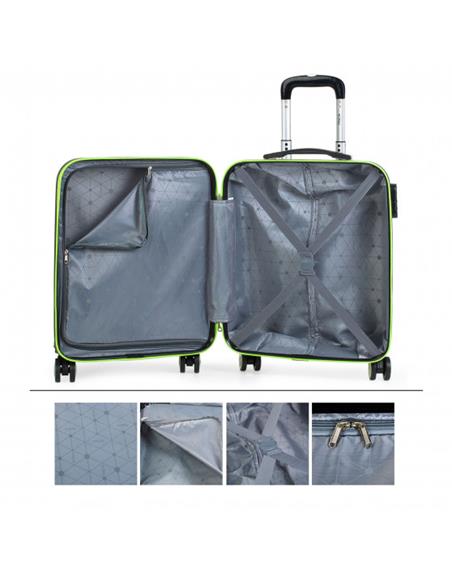 MALETA CABINA T71650-05 ELBA PISTACHO