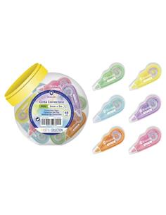 CINTA CORRECT. MINI PASTEL 5MMx5M 330795