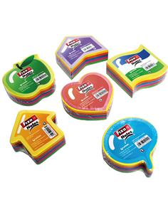 NOTAS ADHESIVAS FIXO FORMAS 5COLx50H NEON