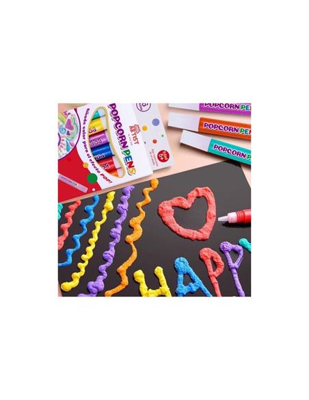 SET 6 ROTULADORES POPCORN 3D AB-0346