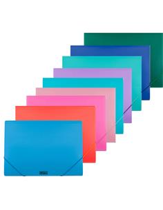 CARPETA GOMAS SOLAPA PP Fº COL. MKTAPE