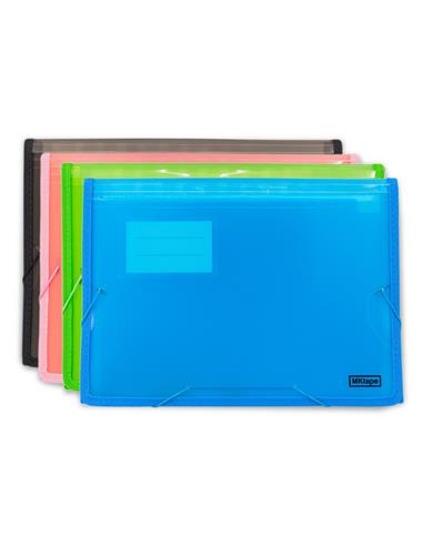 CARPETA 13 DEP. A4 MKTAPE COLORES