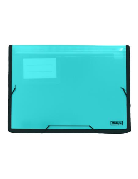 CARPETA 13 DEP. A4 MKTAPE COLORES